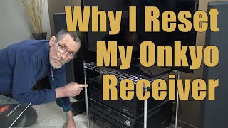 How To Reset Your Onkyo Receiver  You need to see this video [upl. by Persse562]