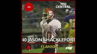 1992 🏈 Shane Nalepa hits Jason Shackleford for a big first down 🆚 Central SteubenvilleBigRed [upl. by Coryden]