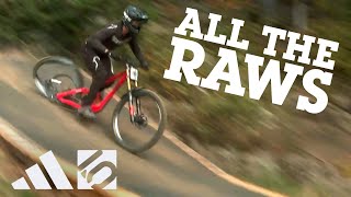 ALL THE RAWS  Downhill Mountain Bike World Cup Racing 2023 [upl. by Irneh]