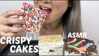 CRUNCHY CRISPY CAKES  NO Talking ASMR  NE Lets Eat [upl. by Compton865]