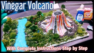 Volcano Eruption Project  Fun Science Fair Project by Vanessa [upl. by Emelita132]