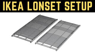 IKEA Lonset Slatted bed base assembly Ikea  50 giveaway Ends Dec 25 2020 comment to enter [upl. by Ainomar916]