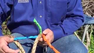 How to Make Your Own Lead Rope EndButt Splice and Eye Splice [upl. by Ronn]