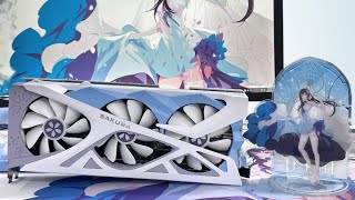 Unboxing of Yeston RX 7700XT Sakura Graphics Cards🌸 Love the Upgrade So Much [upl. by Lednek435]