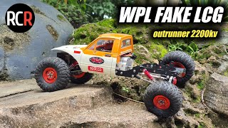 WPL LOW CG LCG ROCK CRAWLER OUTRUNNER 2200KV [upl. by Animrac899]