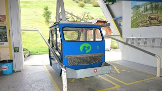 Dallenwil  Wiesenberg Luftseilbahn Bergfahrt 2022 Seilbahn téléphérique cable car [upl. by Dinah]