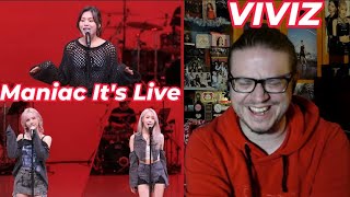 VIVIZ 비비지  MANIAC Its Live Performance REACTION  Swooning over Eunha for 9min straight [upl. by Bergen591]