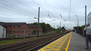 The Elizabethan Railtour Class 55 passing Northallerton heading to Edinburgh with tones [upl. by Ahsinal]