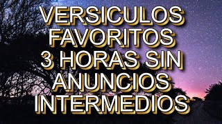 VERSÍCULOS FAVORITOS PARA REFLEXIONAR Y ORAR  3 HORASSIN INTERMEDIOS VOZ ARMANDO GAMEZ [upl. by Yelehsa]