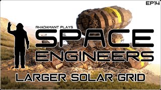 Space Engineers  Larger Solar Grid  EP14 [upl. by Aelaza]