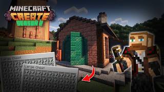 I built an ANDESITE FACTORY in Minecraft Create Mod [upl. by Gherardi]