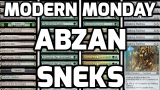 Modern Monday Abzan Sneks Match 5 [upl. by Neenaj]