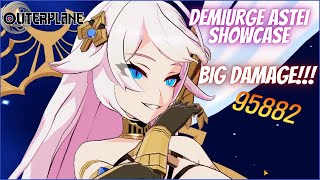 Demiurge Astei Arena Showcase  Damage test  Outerplane [upl. by Zobe]