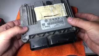 VW Golf EDC16U1 95320 Immo Of  immobilizer active error fix [upl. by Wertz]