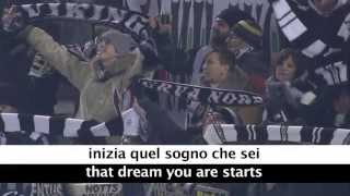 Juventus Theme Song  Storia Di Un Grande Amore  with Lyrics and Translation [upl. by Klina]