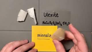 Minerals  Borates  Ulexite [upl. by Gilberta737]