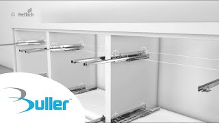 How To Install The Hettich Quadro V6 Runners For Cupboards And Cabinets [upl. by Maurits]