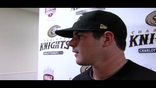 Carlos Rodon PostGame Interview  August 19 2014 [upl. by Nodnas]