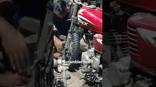 TMX 125 Scrambler build goodboygarage [upl. by Arved]