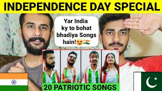 20 Patriotic Songs Mashup in 5 Minutes Incredible India  Pakistani Reaction [upl. by Nixon]