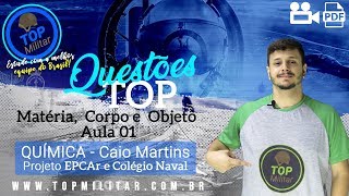 Questões Química  Matéria Corpo e Objeto [upl. by Nylecaj691]