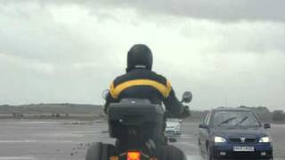 holy island causeway crossing tide rising fast [upl. by Otaner]