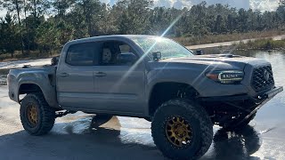 Toyota Tacoma rear long travel kit in action [upl. by Babbie]