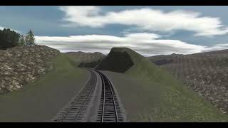 Trainz Dragons Pass Iron Valley test run [upl. by Jami]