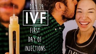 IVF First Day of Injections How do we do this [upl. by Mabelle]