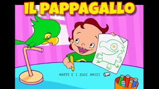 IL PAPPAGALLO  Marty e i suoi amici  Canzoni Per Bambini [upl. by Wallach64]