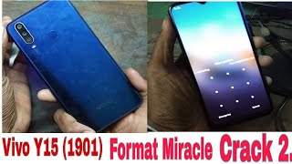 Vivo Y15 1901 Hard Reset Format With Miracle Crack [upl. by Kyred655]