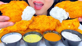 ASMR FRIED FISH AND CHIPS  EATING SOUNDS  MUKBANG  ASMR Phan [upl. by Wilterdink726]