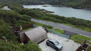 Drohnenaufnahmen von Lochinver Schottlands verborgener Sandstrand an der N500 🌊🏴 [upl. by Epp]