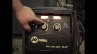 Hennepin Technical College setup video of a MILLER 350P v12WMV [upl. by Avika]