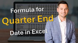 Formula for Quarter end date in Excel [upl. by Girovard]