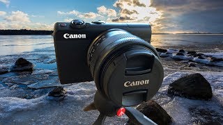 Canon EOS M100 Mirrorless Camera Review  Sample Video amp Photos [upl. by Asiar]