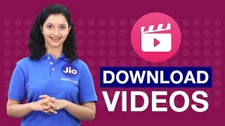 Jio Cinema  How to Download a Video on Jio Cinema  Reliance Jio [upl. by Warrin]