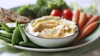 Cauliflower Hummus with Crudités [upl. by Prudi306]