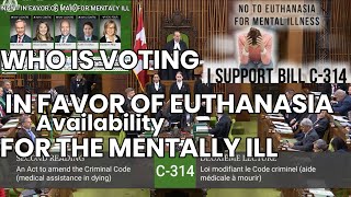 EUTHANIZATION FOR THE MENTALLY ILL IN CANADA AKA MAID WHO VOTED IN FAVOR [upl. by Osric859]