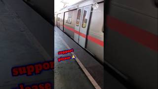 Delhi Metro Running Status Welcome Metro Station 2892024 DMRC tradingdailyviralshortvideo [upl. by Gualterio540]