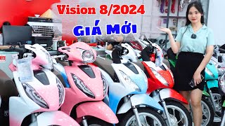 Honda Vision 2024  Giá Xe Vision mới nhất Đầu 82024 Giảm Quá Rẻ [upl. by Inilam582]