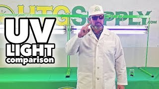 UV Grow Light Comparison AgroMax vs Hortilux vs ReptiSun UVB Potency [upl. by Ydassac]