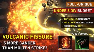 【8 Div FullUnique】Volcanic Fissure  VC is one hell of a COMBO BUDGET OP Bosskiller 321 [upl. by Delmore115]