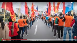 DEFILE DES PAYS PARTICIPANT AUX JEUX MEDITERRANEEN A ORAN [upl. by Nosidda618]