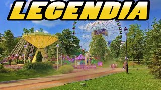 LEGENDIA Amusement Park  Legendia Śląskie Wesołe Miasteczko  Poland 4k [upl. by Aratal]