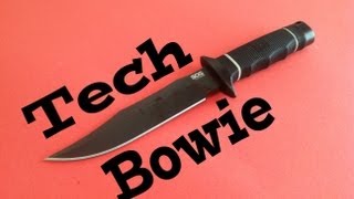 SOG Tech Bowie Knife Review Tactical Upgrade [upl. by Dolloff223]