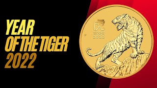 Perthmint 2022 lunar tiger gold coin [upl. by Uird573]