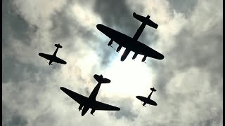 BBMF Trenchard Display RAF Cosford Airshow 2018 [upl. by Ynhoj]