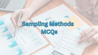 Sampling Methods I MCQS Practice [upl. by Akinor]