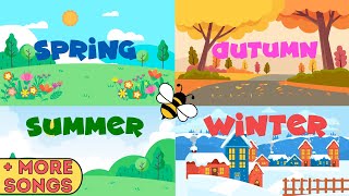 Seasons Kids Song Collection  Four Seasons Childrens Song [upl. by Nadaha]